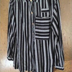 Free people long sleeve top large